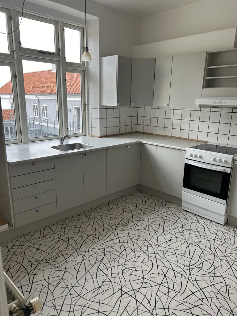 Köök - 3-Room Apartment with Courtyard in Korsør Centrum