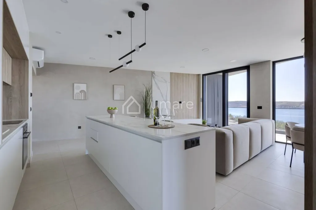 Cucina - Luxury Apartment with Sea View in Ražanac