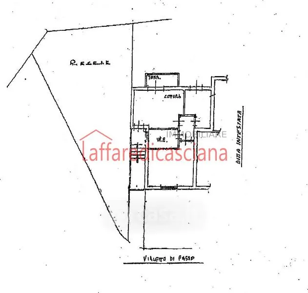 Plaan - Trilocale with Garden and Pool in Santa Luce