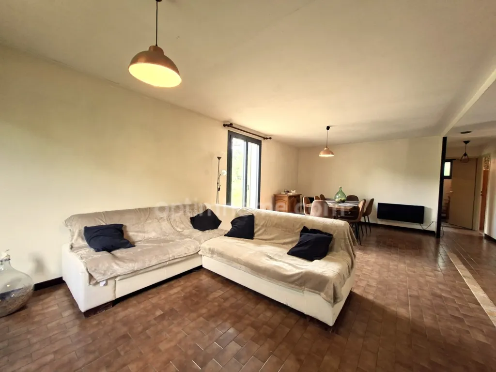 Living Room - Villa with Mountain View and Terrace in Barreme