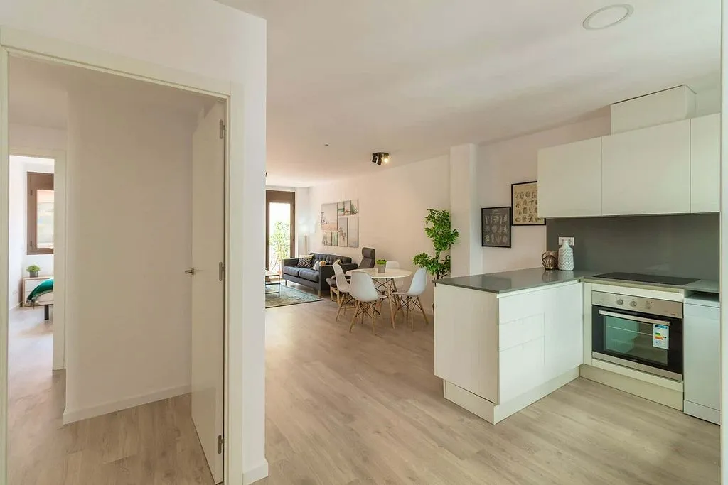 Cucina - Furnished Flat with Balcony in El Raval