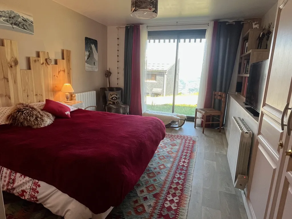 Bedrooms - Duplex Apartment with Mountain View in Saint Lary 1700