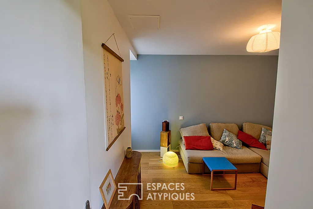 Séjour - Maison de charme avec jardin plein sud à Langueux