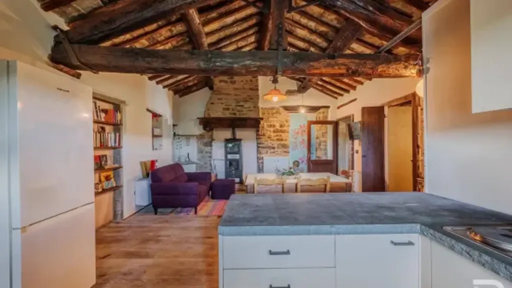 Cuisine - Restored Rustico with Mountain View in Cortona
