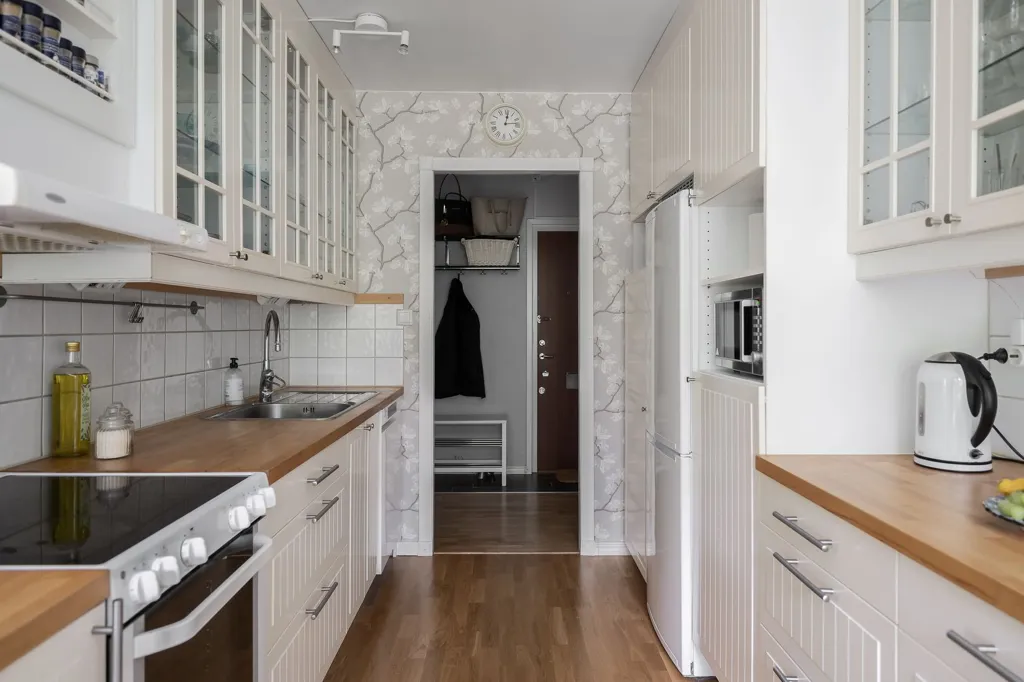 Cucina - Apartment with Forest View in Västerhaninge