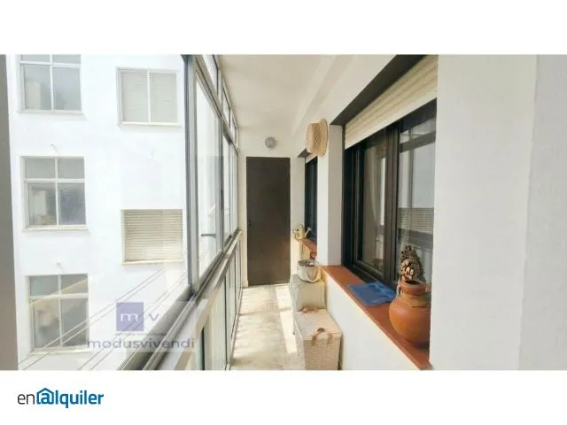 Balcon - Apartment with Elevator in San Esteban, León