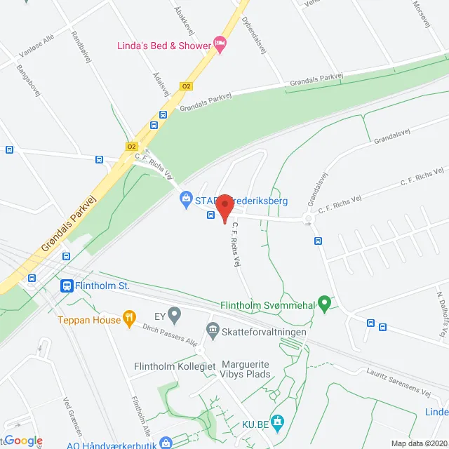 Two-Bedroom Flat in Frederiksberg