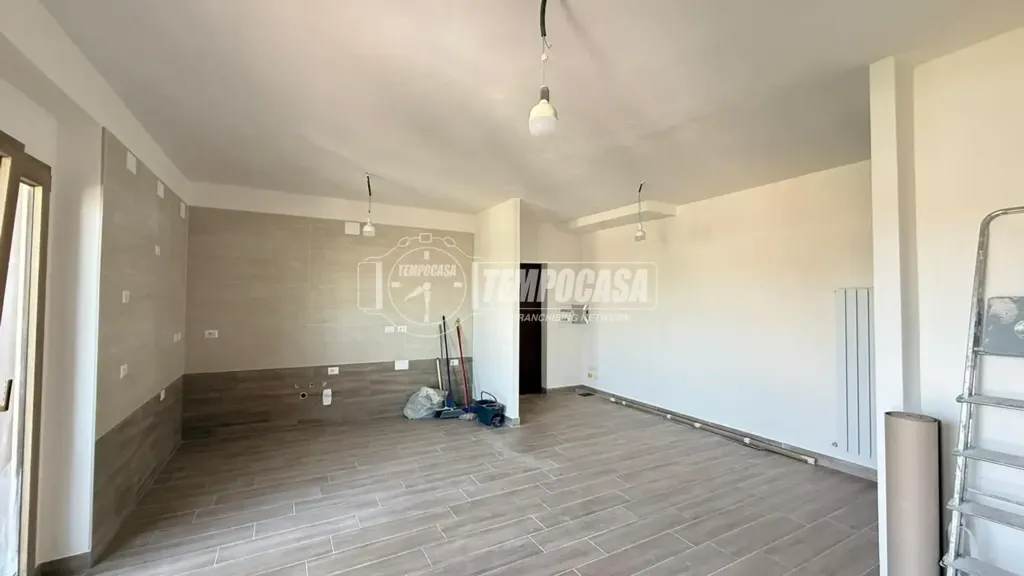 Séjour - Rustic-Style Apartment with Terrace in Quarto