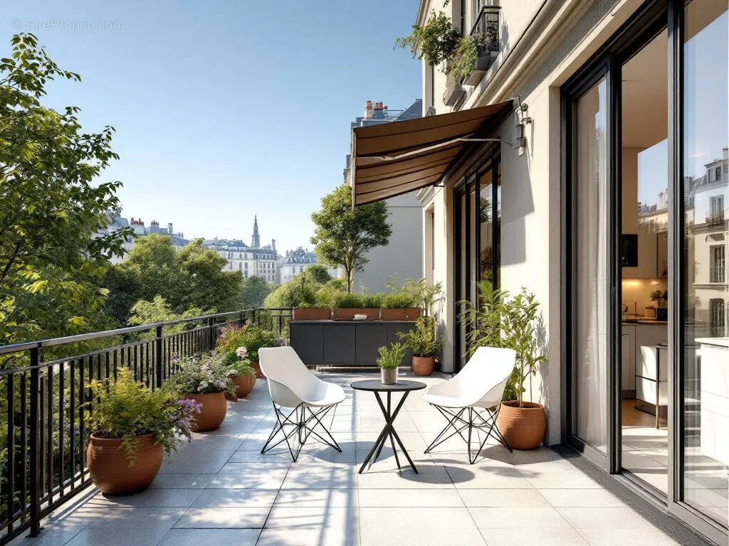 Balcon - Appartement avec Terrasses et Parking au Dernier Étage