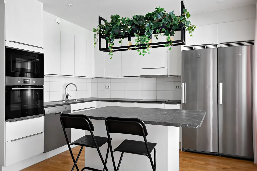 Cucina - Apartment with Garden in Norra Bro