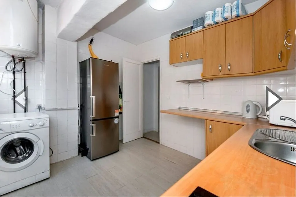 Köök - Furnished Flat with Balcony in Son Canals