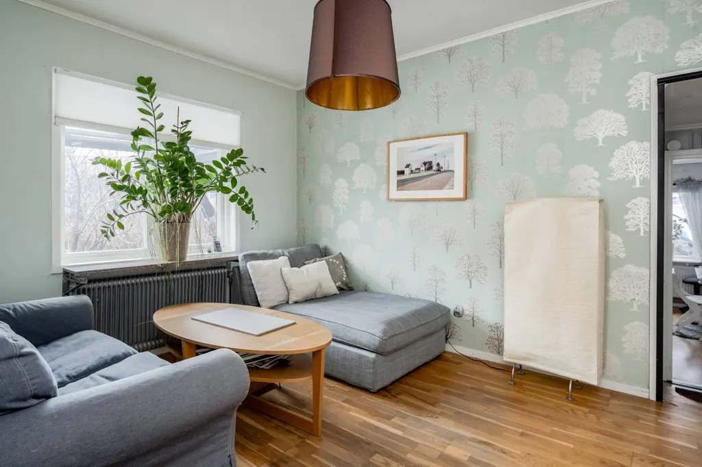 Living Room - 1.5-Storey Villa with Garden in Söderhamn
