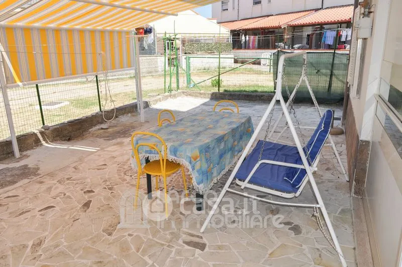 Terrass - Ground Floor Trilocale with Garden in Maierà