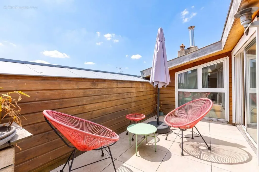 Terrasse - Appartement Luxe avec Terrasse Sud à Bordeaux