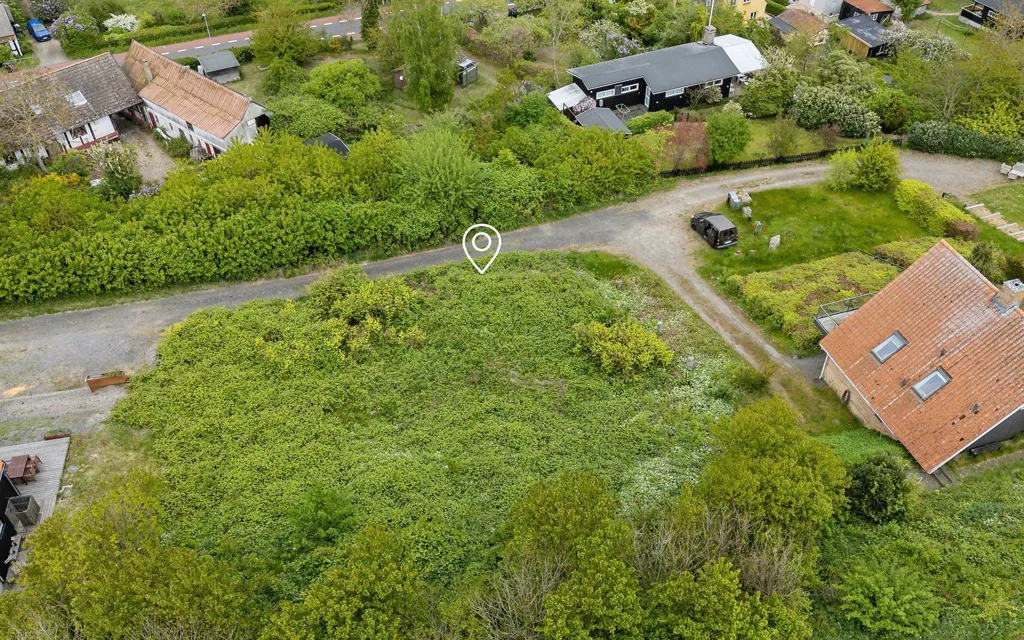 Õhuvaade - Listed Plot with 5G Coverage in Svaneke