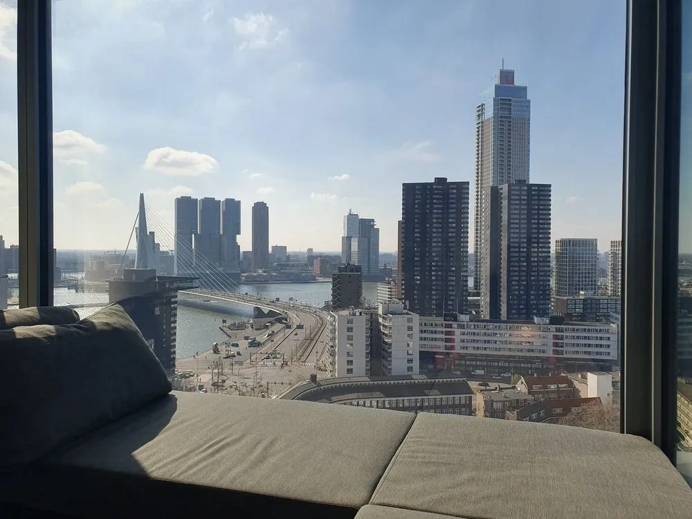 Soggiorno - Luxury Apartment in The CoolTower, Rotterdam