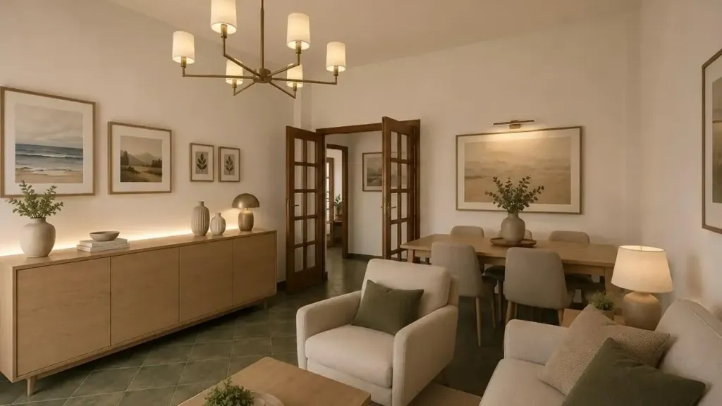 Soggiorno - Apartment with Terraces in Sovigliana, Vinci