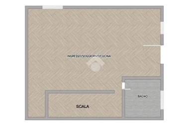 Plaan - Rustic Trilocale with Central Location in Casali del Manco