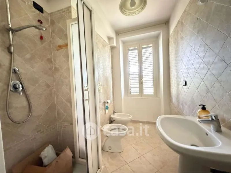 Bathrooms - Three-Bedroom Apartment with Balconies in Spoleto
