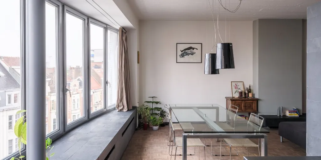 Salle à manger - Appartement avec Terrasse près du Citadelpark à Gand