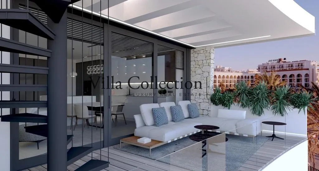Terrasse - Luxury Apartment with Sea View in Ibiza