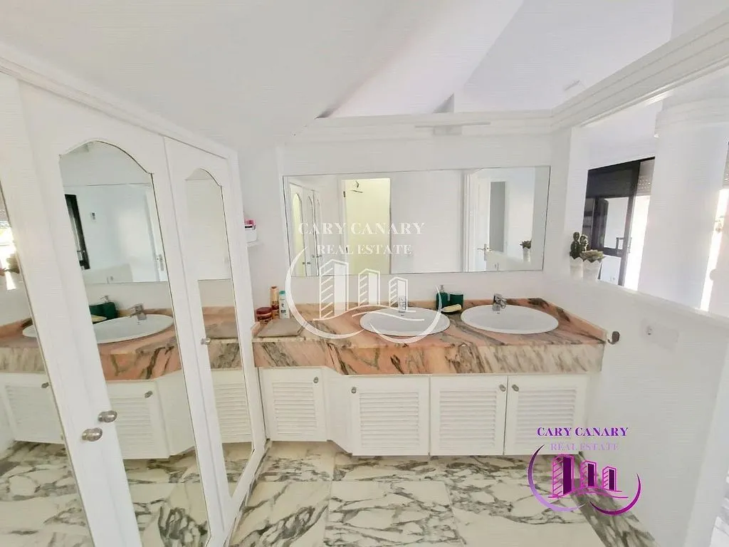 Salles de bain - Terraced House with Pool in Pasito Blanco