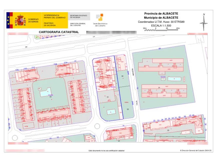 Plan - Parking Space in Central Albacete