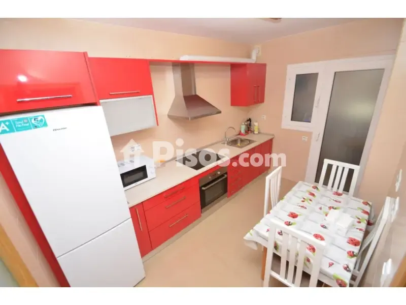 Köök - Apartment with Terrace and Pool in Roquetas de Mar