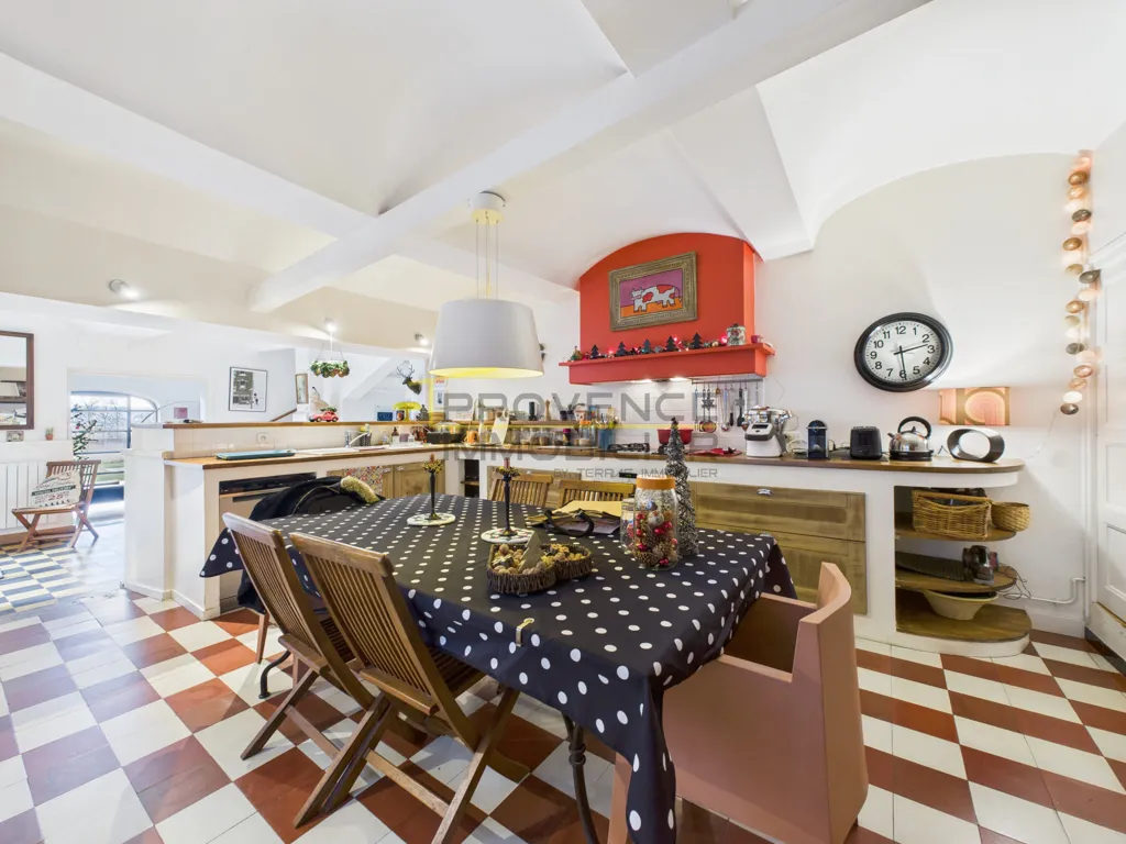 Söögituba - Luxury House with Pool in Puygiron