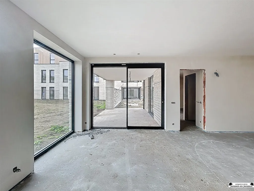 Séjour - Newly Built Apartment with Terrace in Gooreind