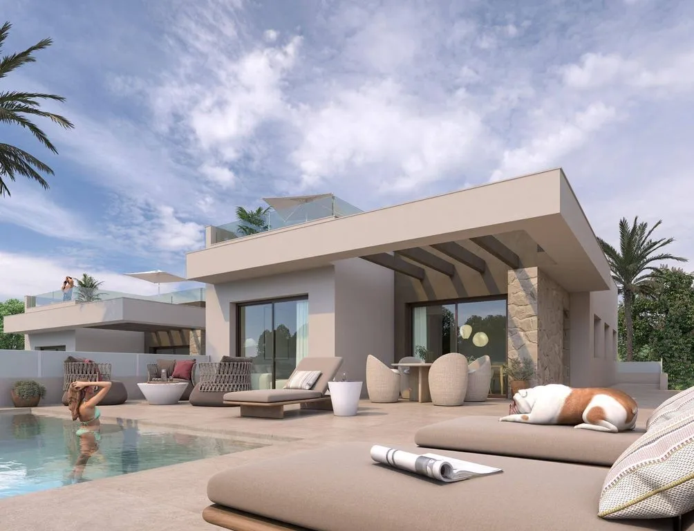 Piscine - New Build Villa with Pool in Benijofar