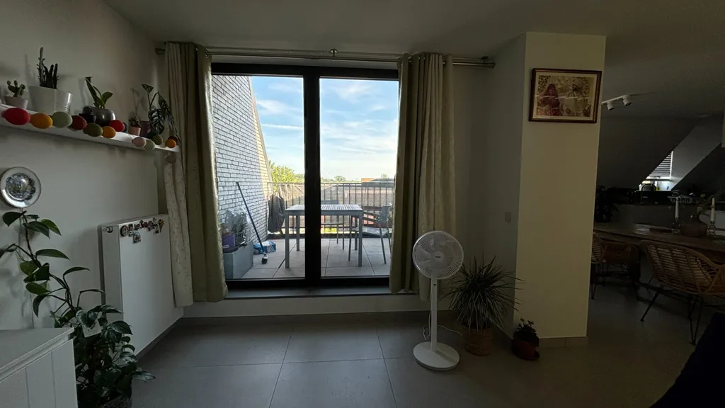 Living Room - Apartment with Two Terraces in Kuurne