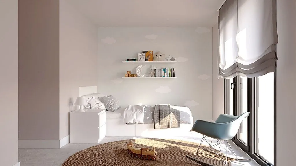 Bedrooms - Chalet with Pool and Terrace in Las Rozas