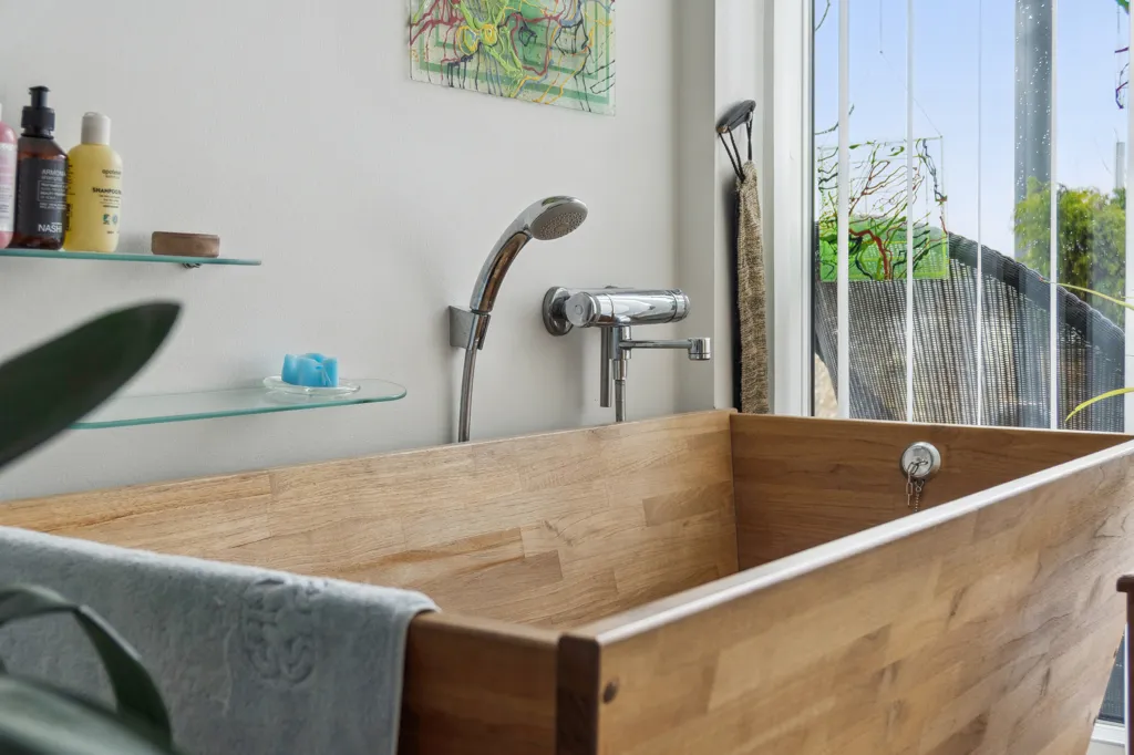 Salles de bain - Swedish Villa with Panoramic Nature View in Hoptrup