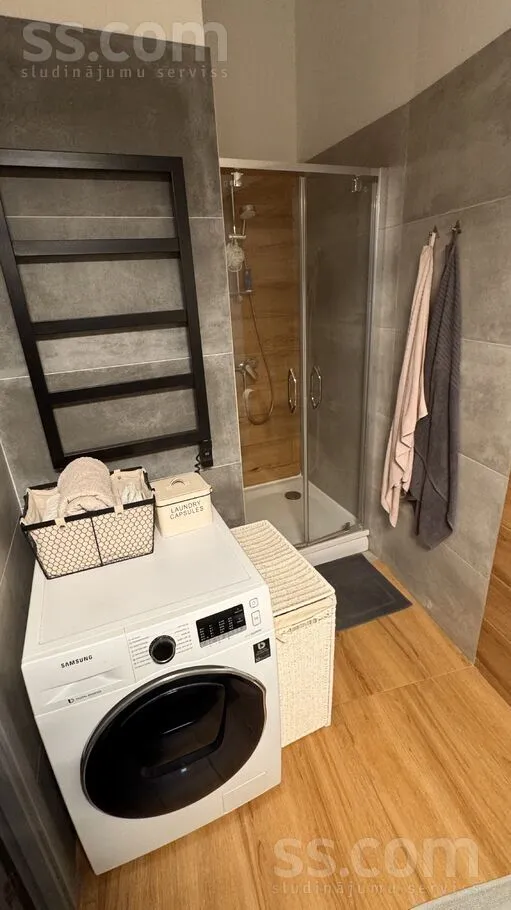 Buanderie - 3-Bedroom Apartment with Isolated Bedrooms in Riga Centre