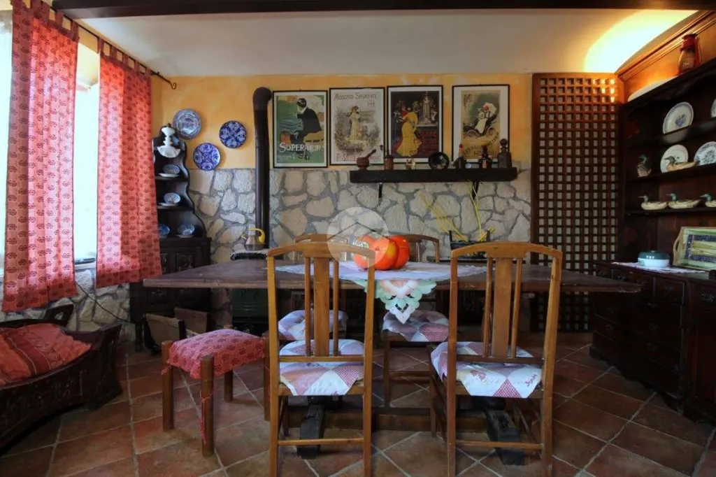 Salle à manger - Semi-Detached House with Panoramic View in Sommariva Perno