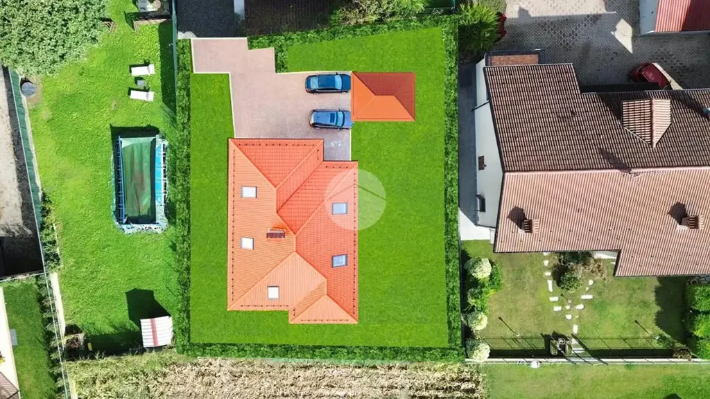 Aerial - New Villa with Garden in Avigliana