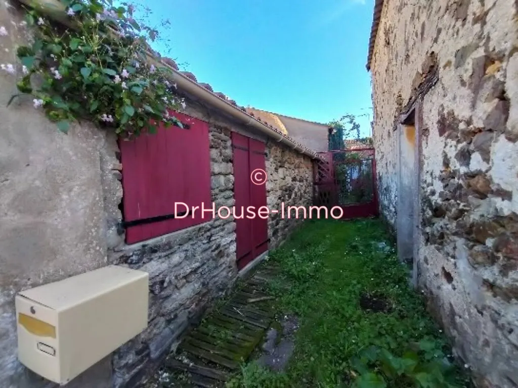 Garden - Stone House with Garden in Corcoué-sur-Logne Centre