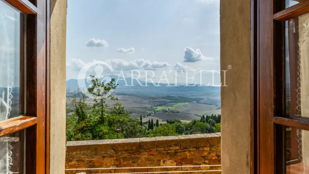 Terrasse - Apartment with Valdorcia View in Pienza