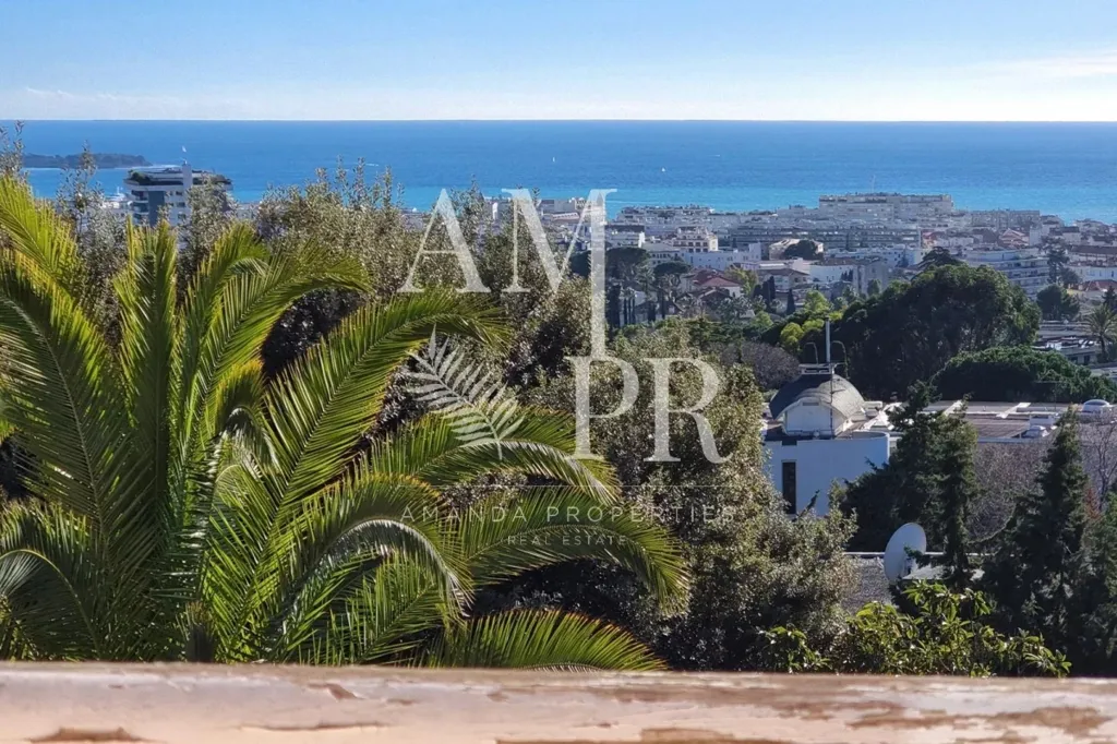 Terrasse - Villa Belle Époque avec Vue Panoramique à Cannes