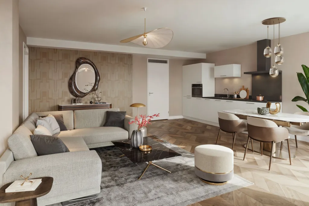 Séjour - Modern Apartments with Park Access in Almere