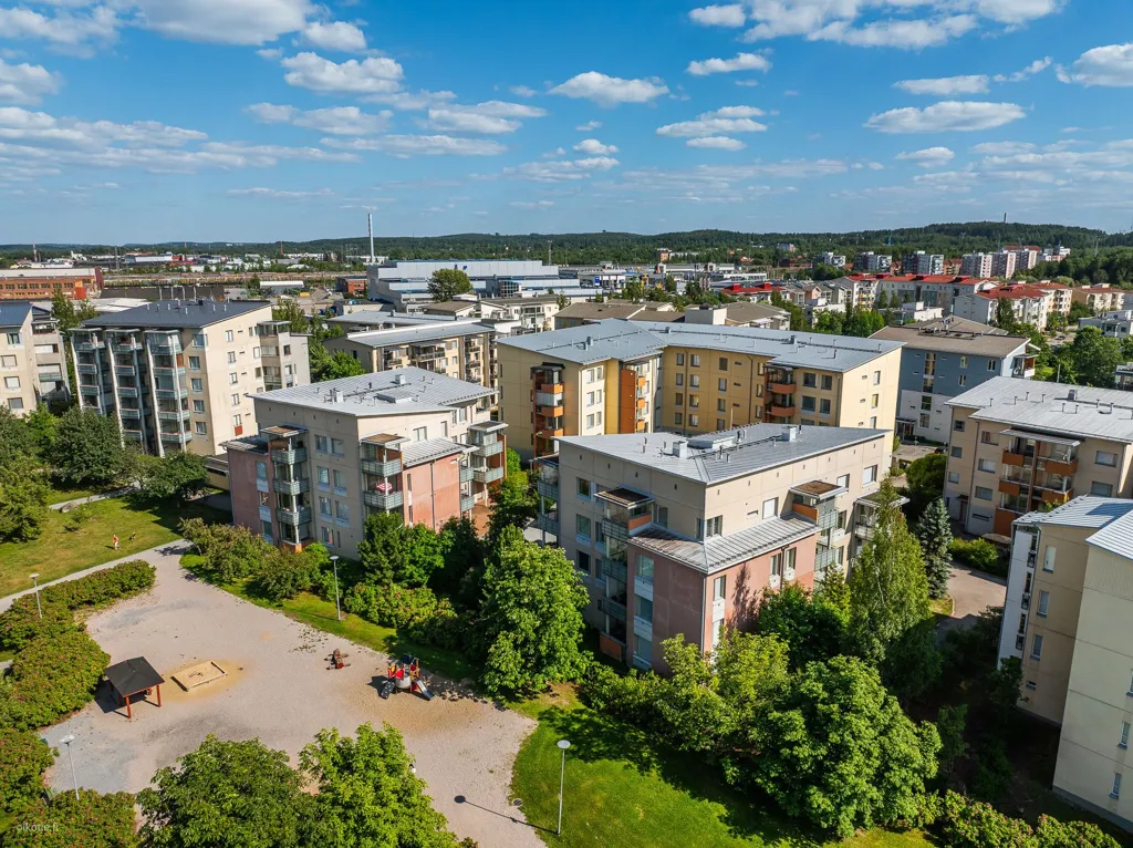 Vista aerea - Spacious 2-Bedroom Apartment with Sauna in Hatanpää