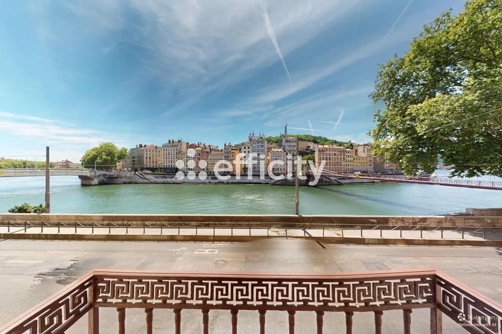 Charming 5-Piece Apartment with River View in Lyon