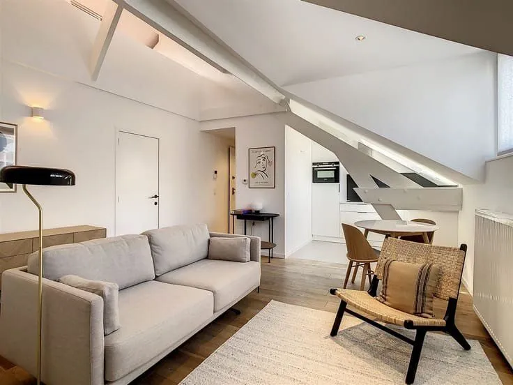 Séjour - Appartement Central à Bruxelles