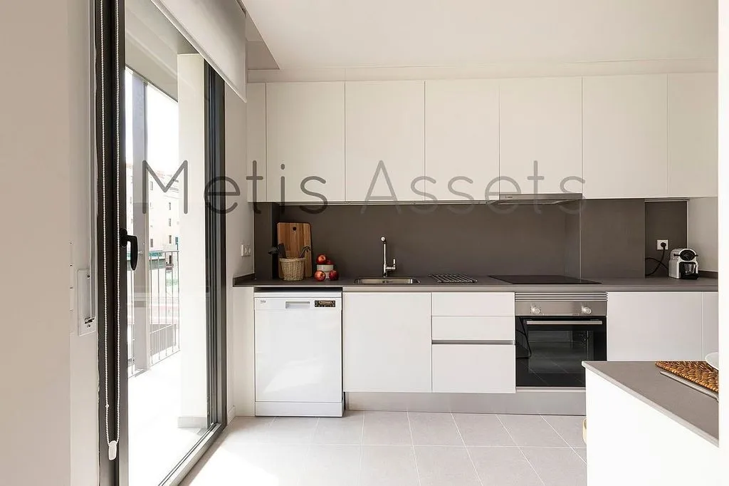 Cucina - Apartment with Pool in El Poblenou