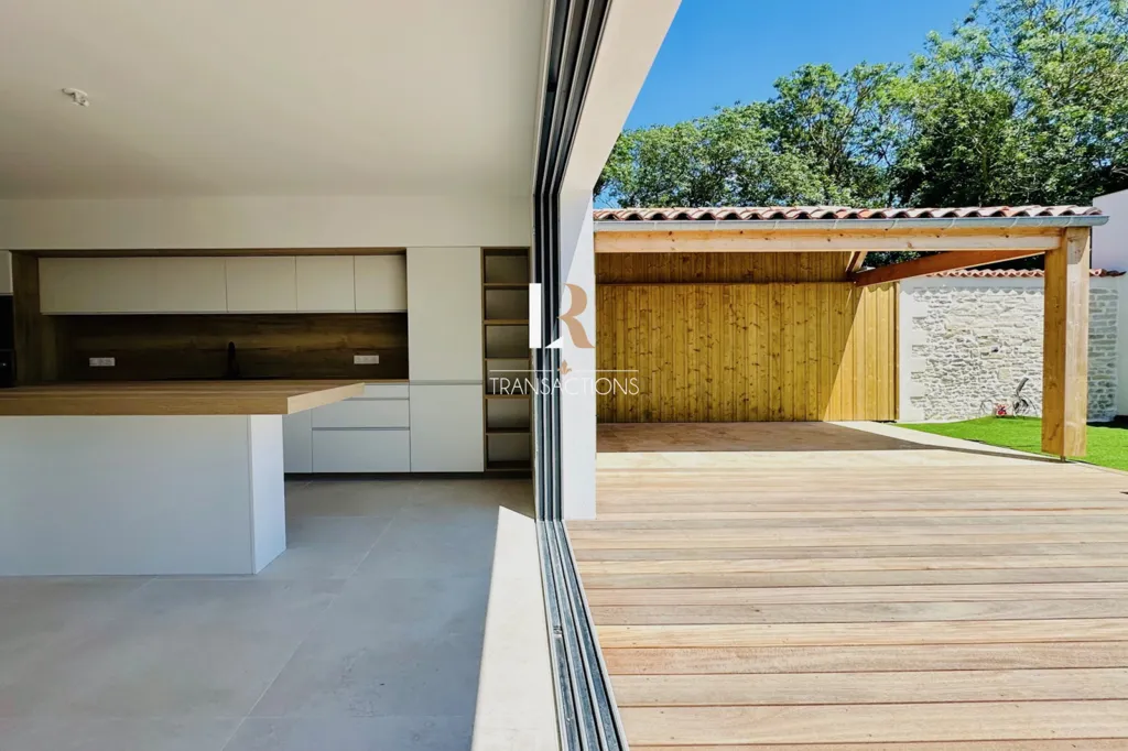 Terrasse - Maison Neuve avec Piscine à Lagord
