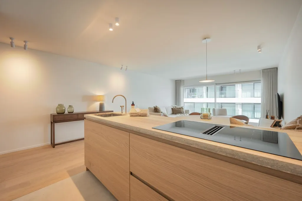 Cuisine - Appartement Rénové dans le Triangle d'Or à Anvers