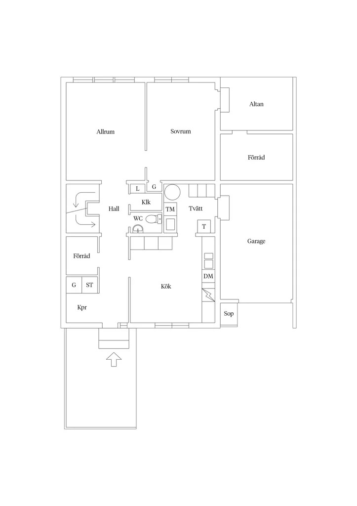 Planimetria - Terraced House with Garden in Stuvsta