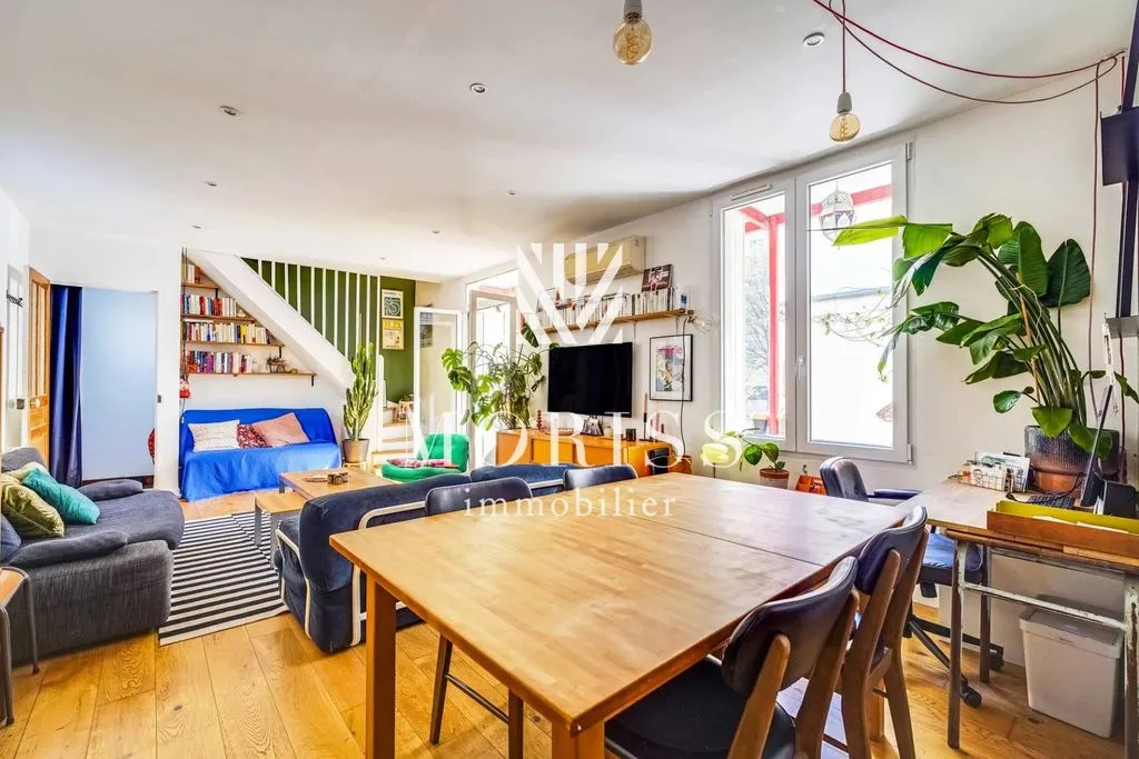 Séjour - Appartement Maison avec Terrasse à Montreuil
