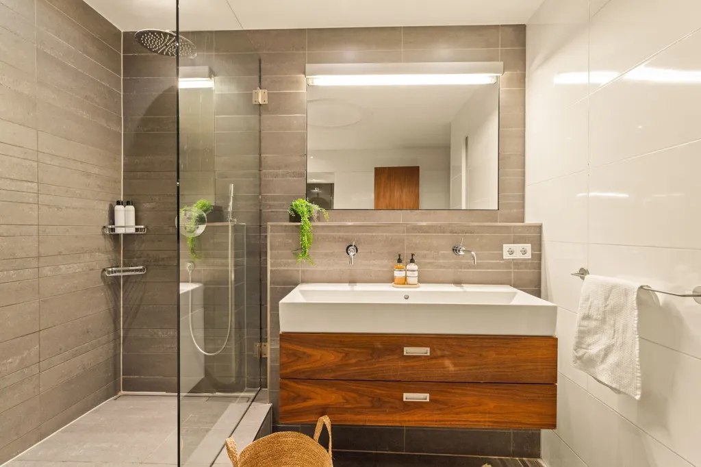 Bathrooms - Galerijflat with Garden at Lijnbaansgracht